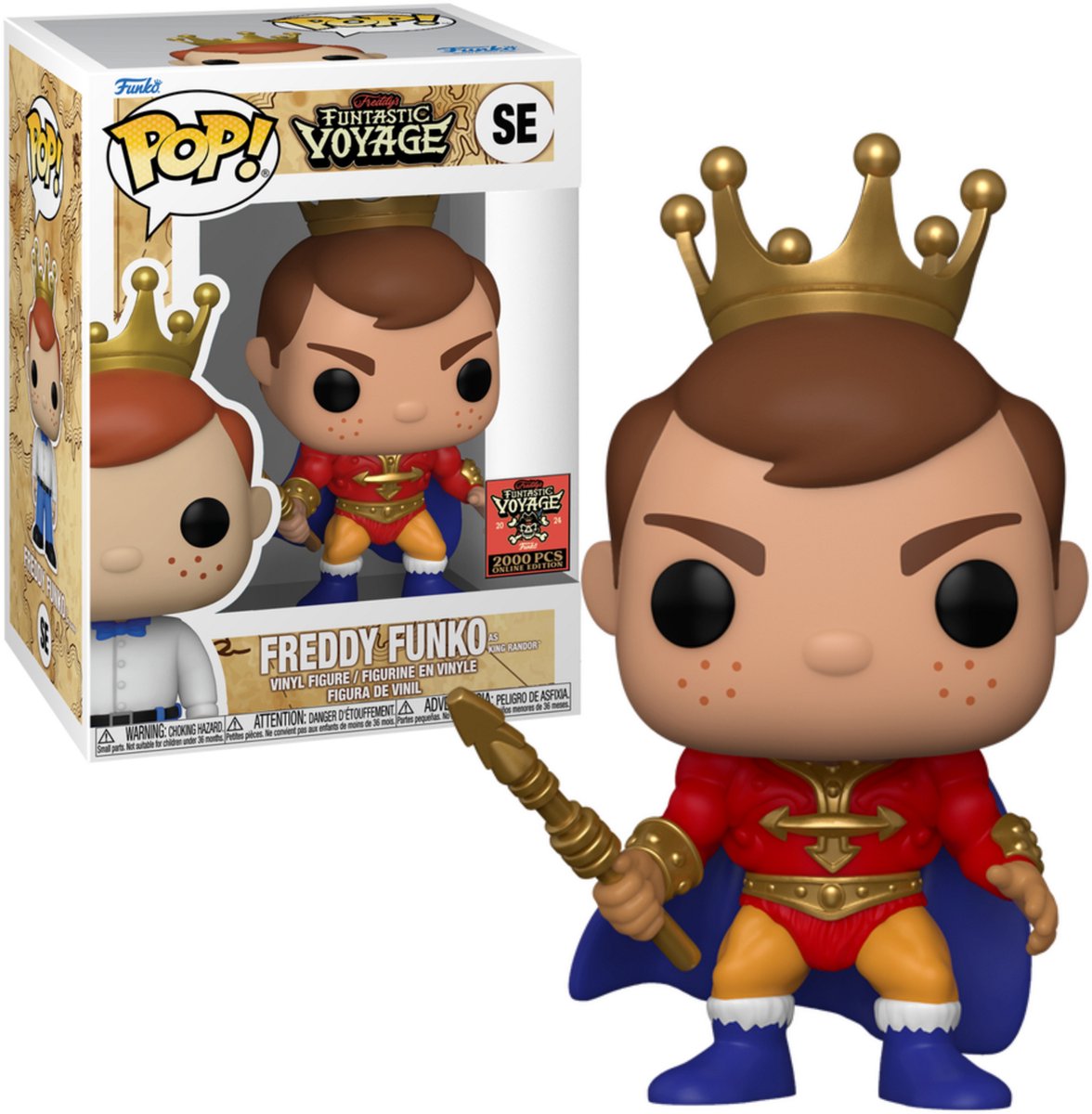   Pop! Funtastic Voyage - Freddy   as King Randor - Funtastic Voyage 2000LE [Box conditie 7.